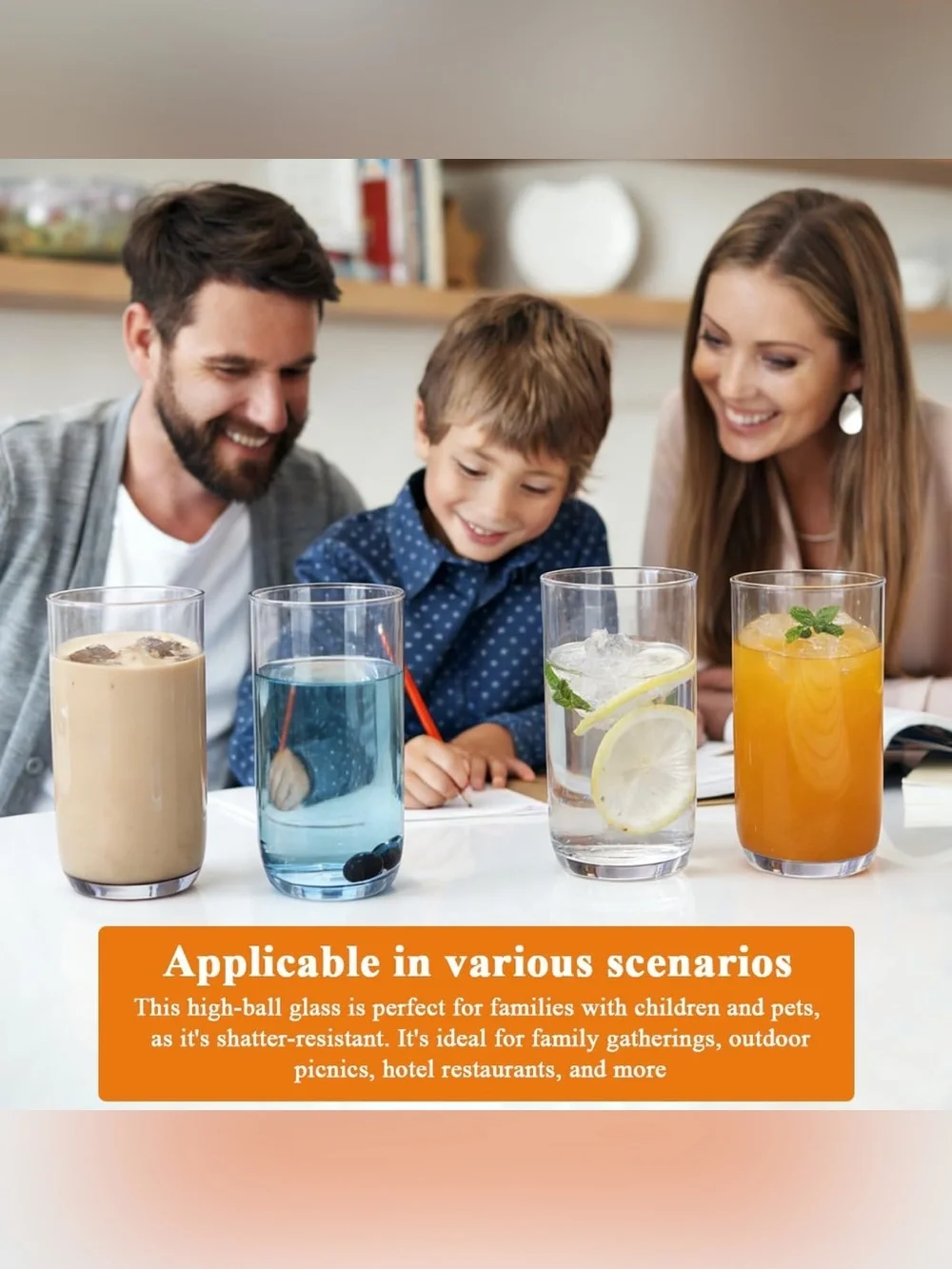 Highball Glasses Set 4pc